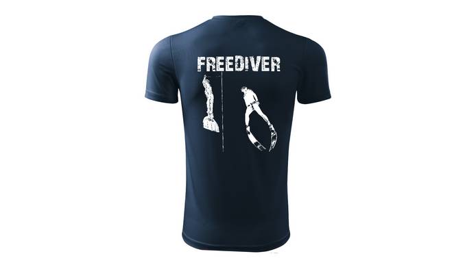 Freediver záda náhled