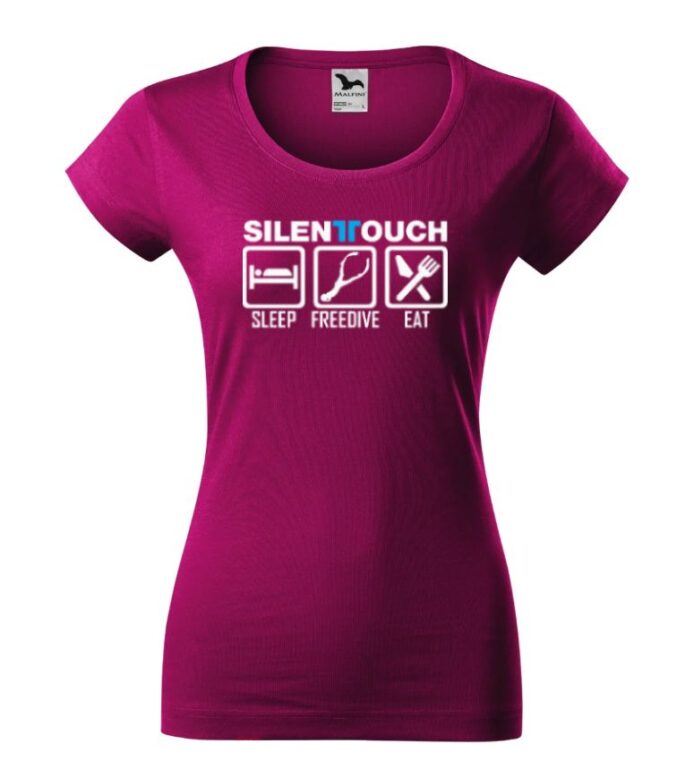 sleep freedive eat damske pink