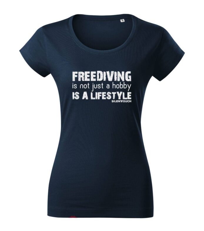 Freediivng is a lifestyle triko dámské